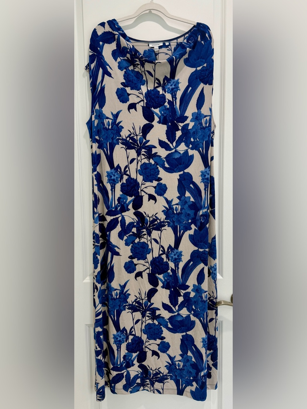Blue Floral Maxi Dress by Chico’s